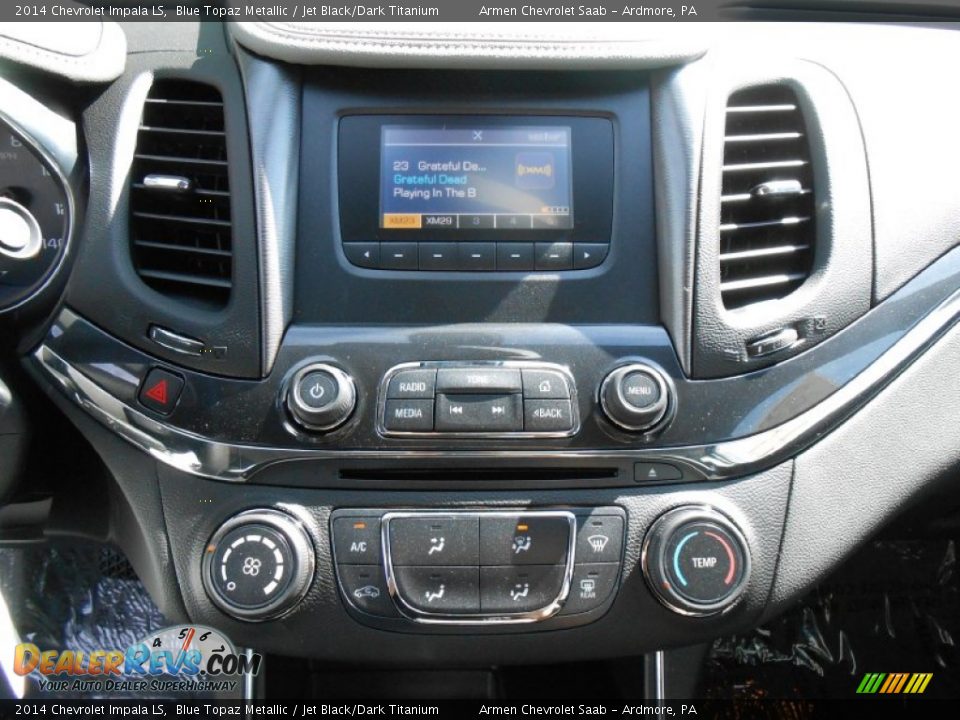 2014 Chevrolet Impala LS Blue Topaz Metallic / Jet Black/Dark Titanium Photo #12