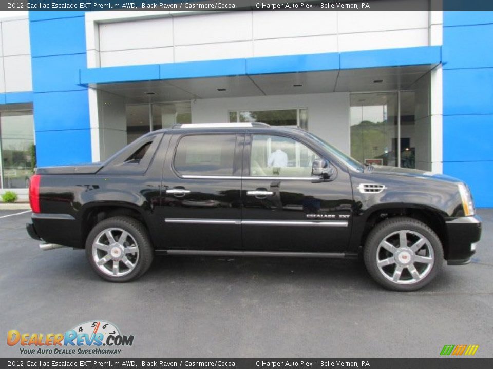 2012 Cadillac Escalade EXT Premium AWD Black Raven / Cashmere/Cocoa Photo #2