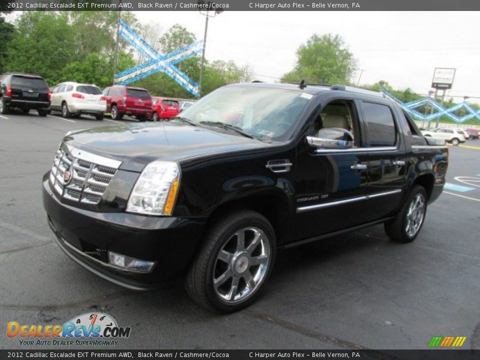 2012 Cadillac Escalade EXT Premium AWD Black Raven / Cashmere/Cocoa Photo #5