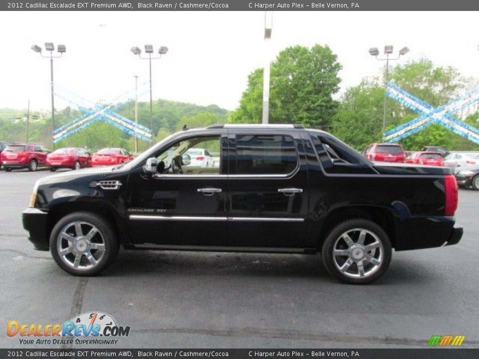 2012 Cadillac Escalade EXT Premium AWD Black Raven / Cashmere/Cocoa Photo #6