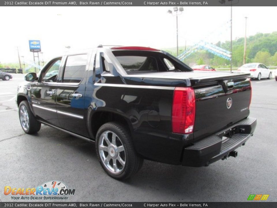 2012 Cadillac Escalade EXT Premium AWD Black Raven / Cashmere/Cocoa Photo #7