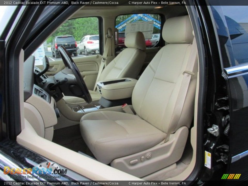 2012 Cadillac Escalade EXT Premium AWD Black Raven / Cashmere/Cocoa Photo #14