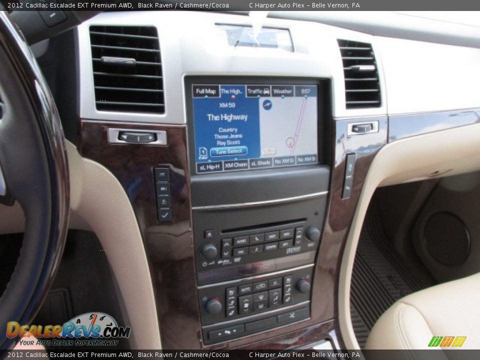 2012 Cadillac Escalade EXT Premium AWD Black Raven / Cashmere/Cocoa Photo #16