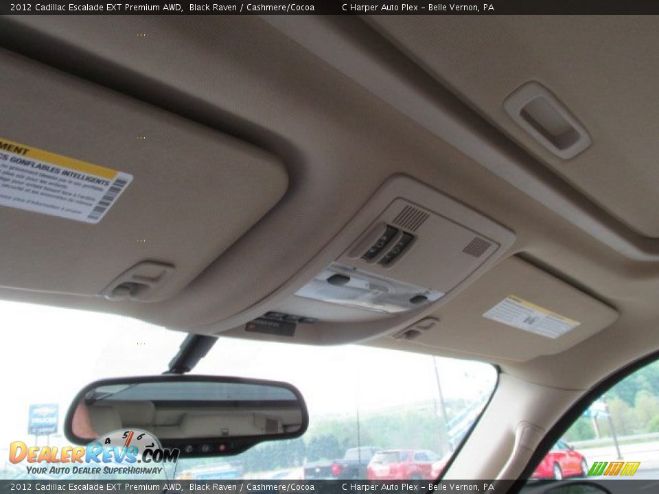 2012 Cadillac Escalade EXT Premium AWD Black Raven / Cashmere/Cocoa Photo #21