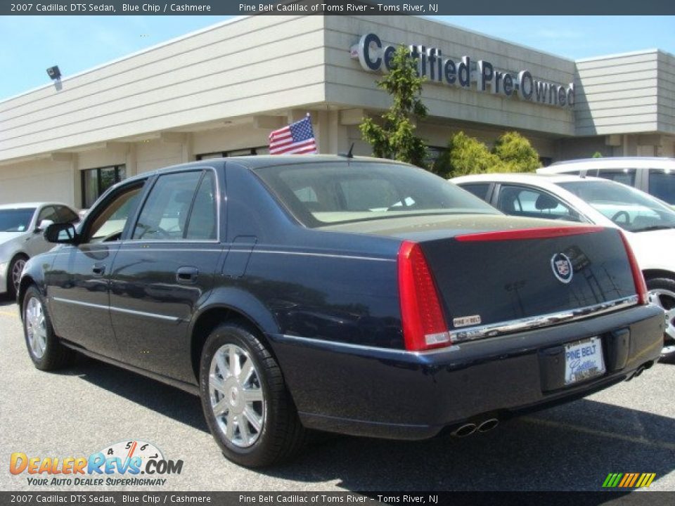 2007 Cadillac DTS Sedan Blue Chip / Cashmere Photo #5
