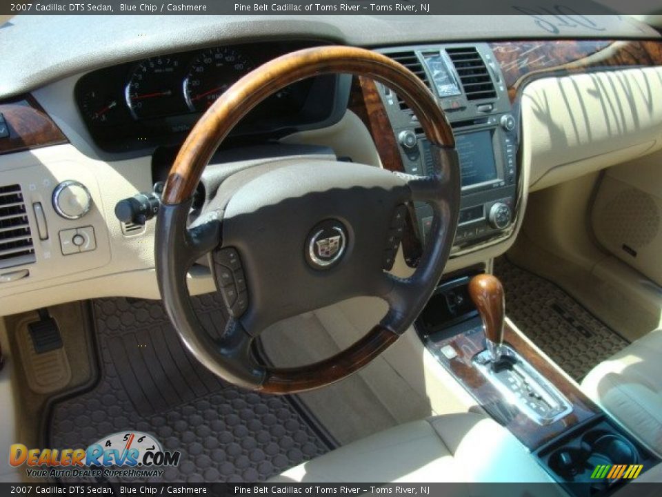 2007 Cadillac DTS Sedan Blue Chip / Cashmere Photo #9