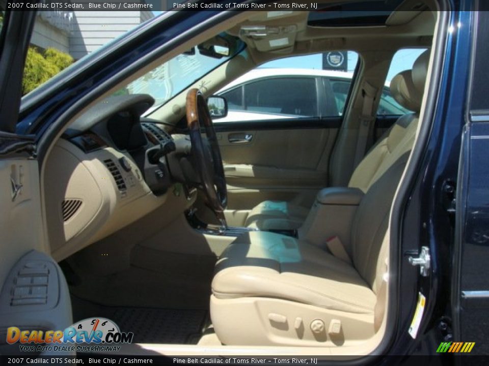 2007 Cadillac DTS Sedan Blue Chip / Cashmere Photo #10