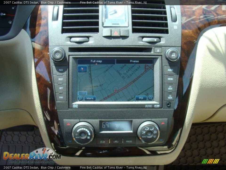 2007 Cadillac DTS Sedan Blue Chip / Cashmere Photo #12