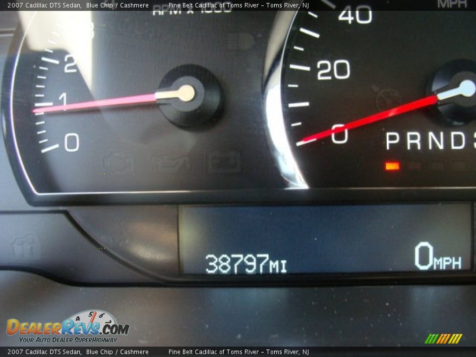 2007 Cadillac DTS Sedan Blue Chip / Cashmere Photo #14