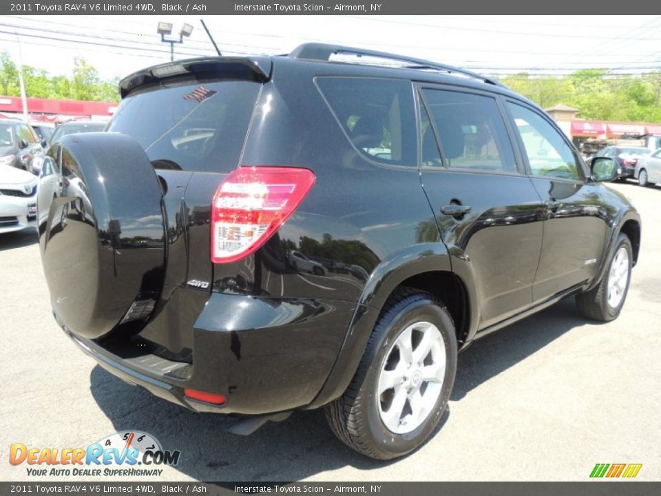 2011 Toyota RAV4 V6 Limited 4WD Black / Ash Photo #4