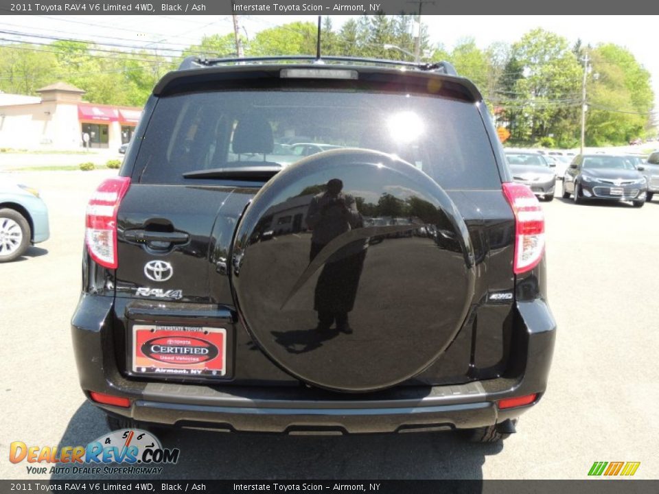 2011 Toyota RAV4 V6 Limited 4WD Black / Ash Photo #5