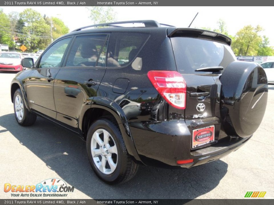 2011 Toyota RAV4 V6 Limited 4WD Black / Ash Photo #6