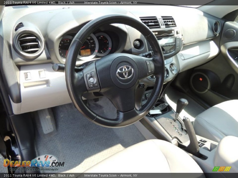 2011 Toyota RAV4 V6 Limited 4WD Black / Ash Photo #9