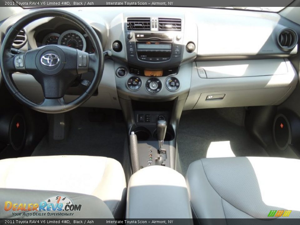 2011 Toyota RAV4 V6 Limited 4WD Black / Ash Photo #12