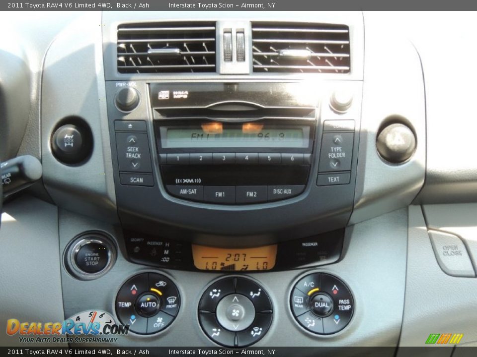 2011 Toyota RAV4 V6 Limited 4WD Black / Ash Photo #15