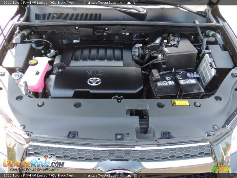 2011 Toyota RAV4 V6 Limited 4WD Black / Ash Photo #25