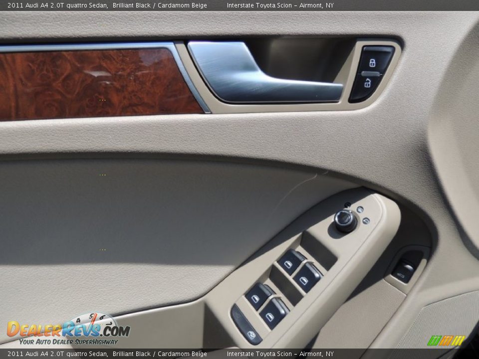 2011 Audi A4 2.0T quattro Sedan Brilliant Black / Cardamom Beige Photo #8