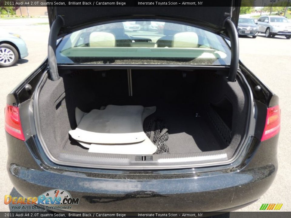 2011 Audi A4 2.0T quattro Sedan Brilliant Black / Cardamom Beige Photo #18
