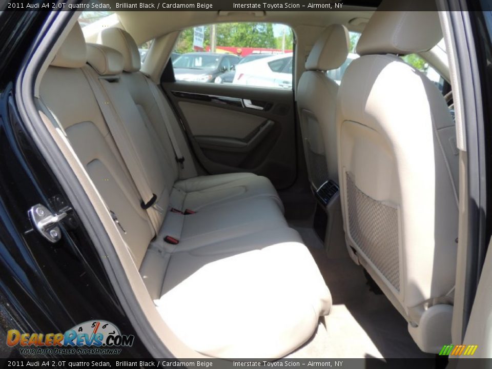 2011 Audi A4 2.0T quattro Sedan Brilliant Black / Cardamom Beige Photo #19