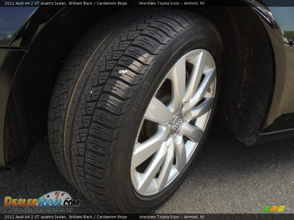 2011 Audi A4 2.0T quattro Sedan Brilliant Black / Cardamom Beige Photo #24