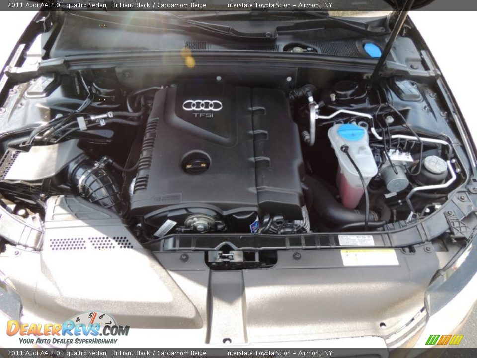 2011 Audi A4 2.0T quattro Sedan Brilliant Black / Cardamom Beige Photo #25