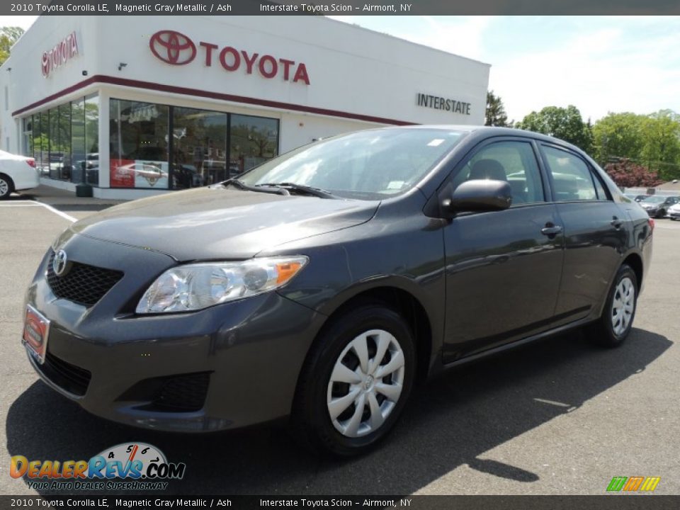 2010 Toyota Corolla LE Magnetic Gray Metallic / Ash Photo #1