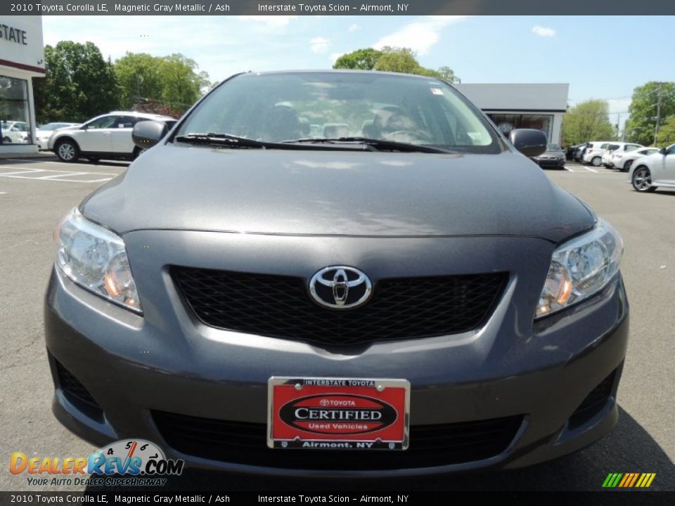 2010 Toyota Corolla LE Magnetic Gray Metallic / Ash Photo #2