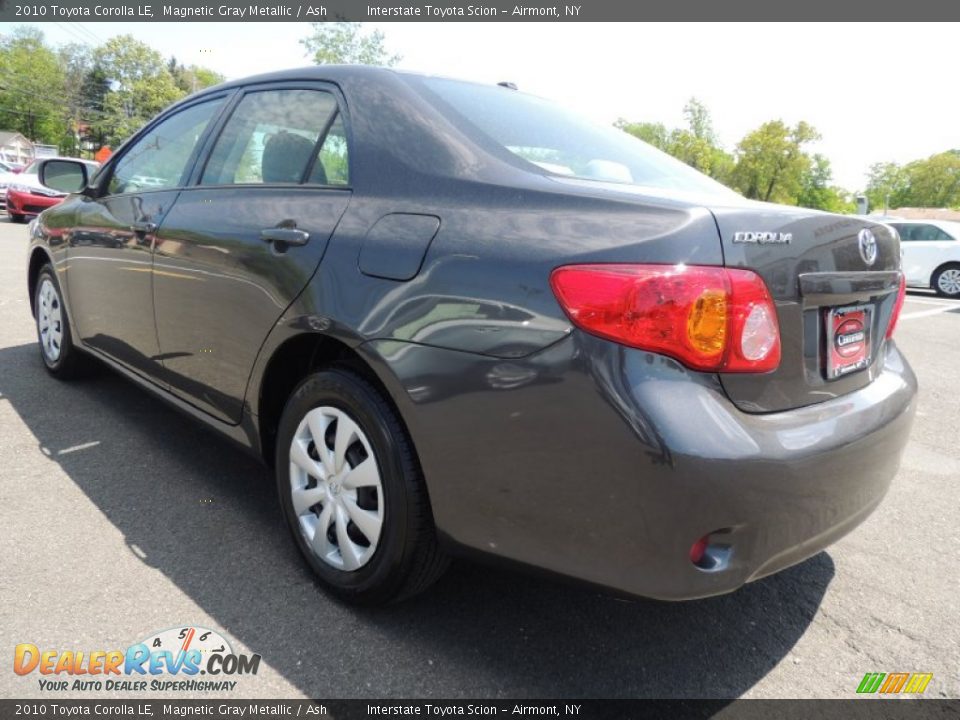 2010 Toyota Corolla LE Magnetic Gray Metallic / Ash Photo #6