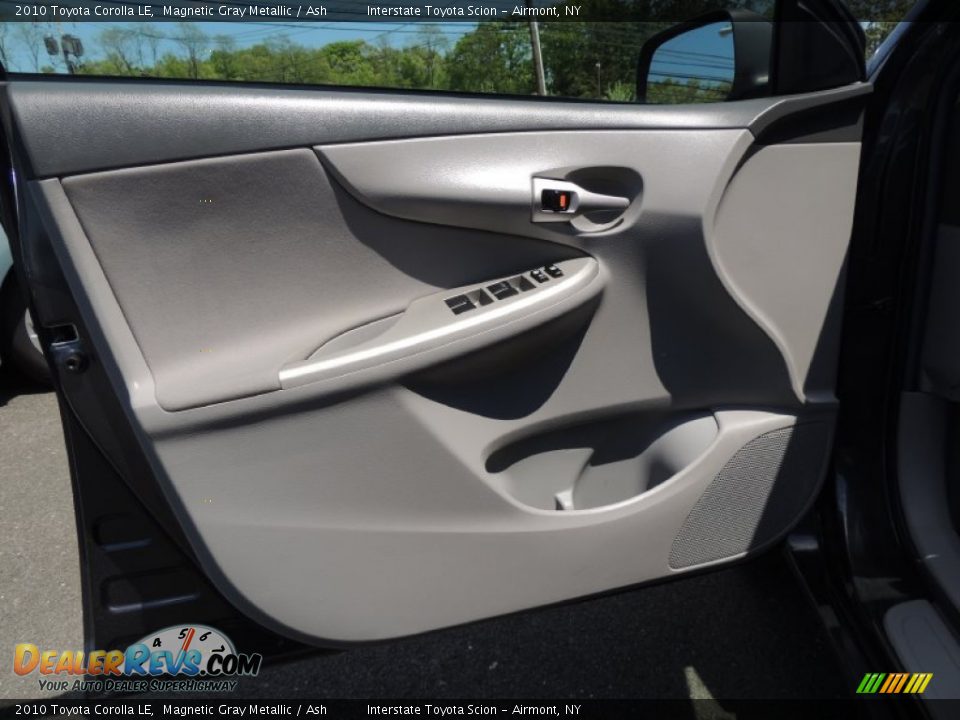 2010 Toyota Corolla LE Magnetic Gray Metallic / Ash Photo #7