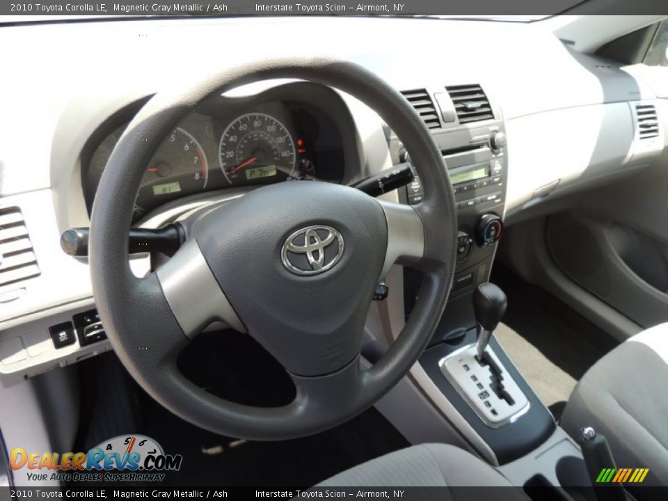 2010 Toyota Corolla LE Magnetic Gray Metallic / Ash Photo #9