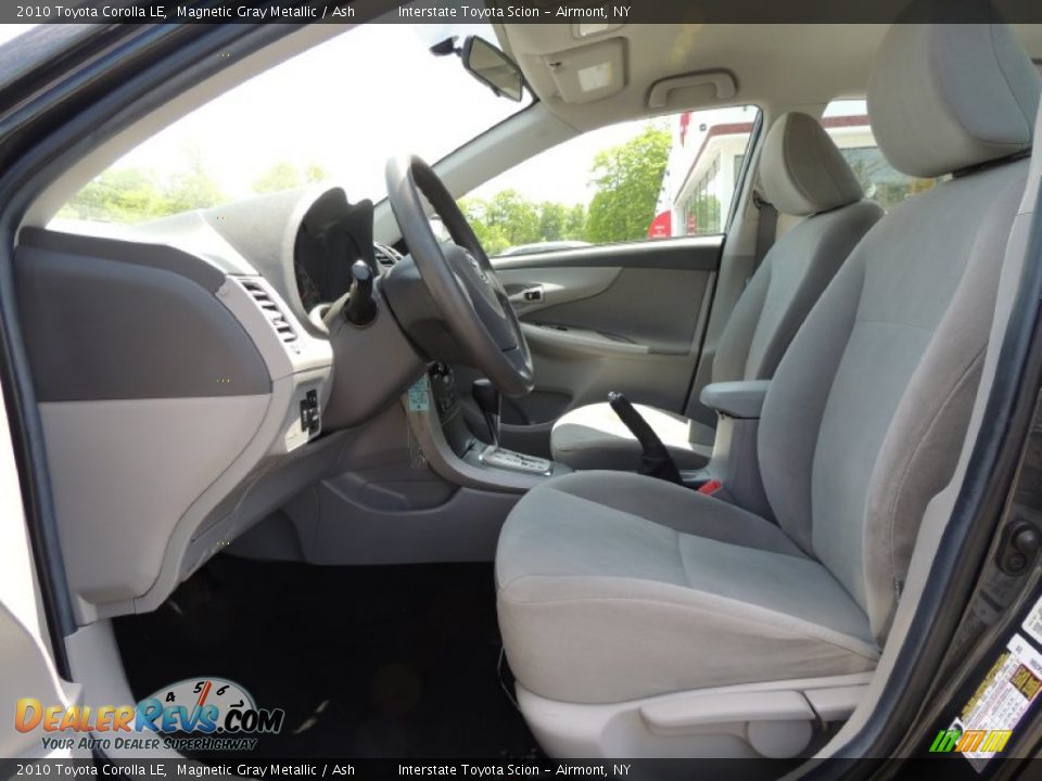 2010 Toyota Corolla LE Magnetic Gray Metallic / Ash Photo #10