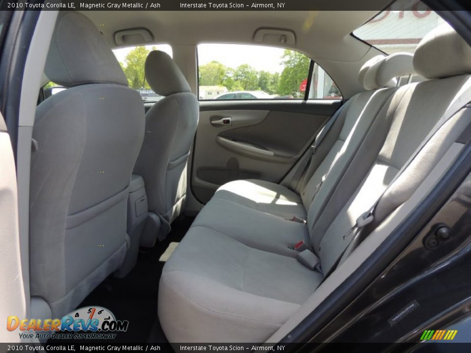 2010 Toyota Corolla LE Magnetic Gray Metallic / Ash Photo #16