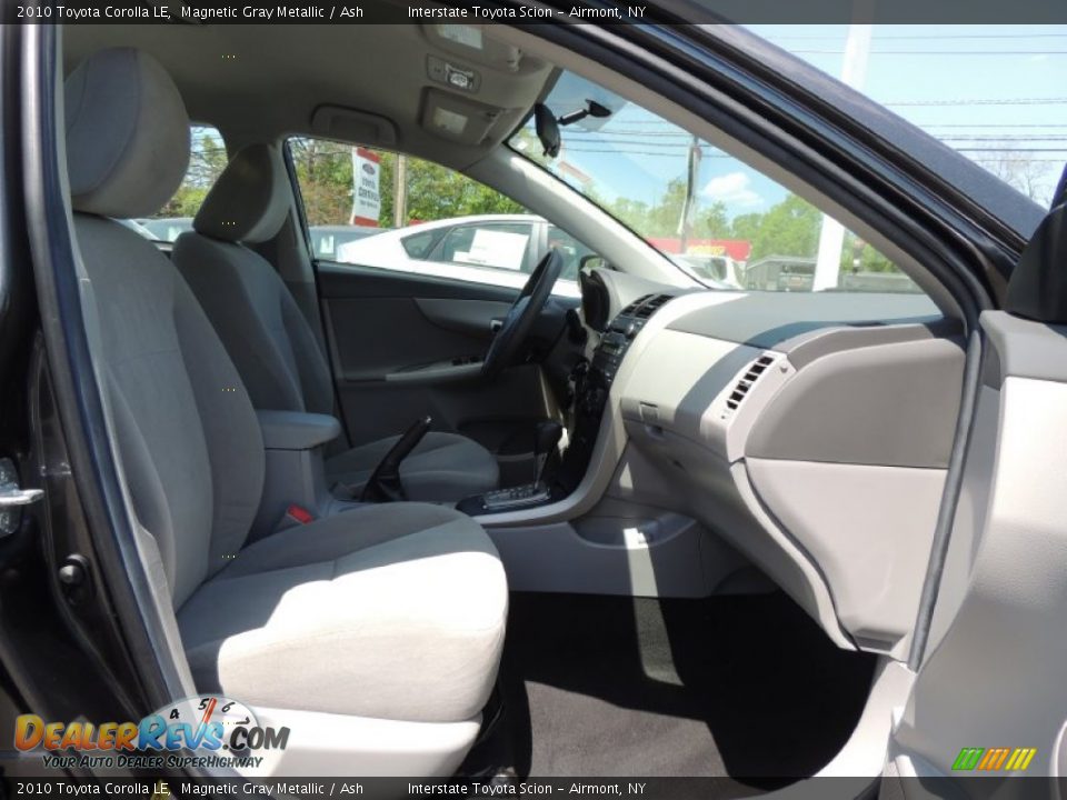 2010 Toyota Corolla LE Magnetic Gray Metallic / Ash Photo #21