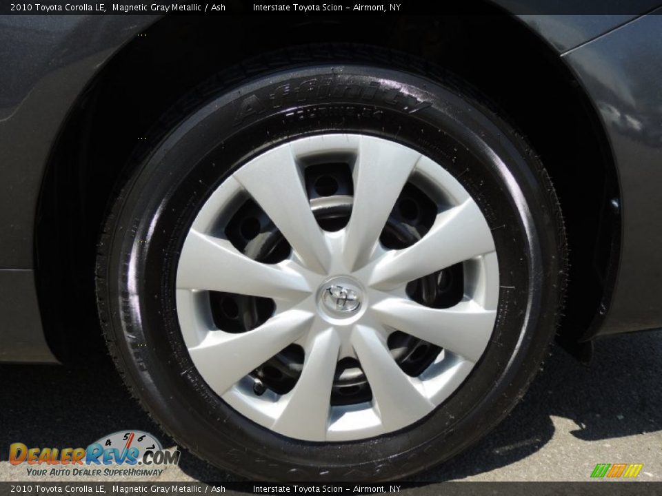 2010 Toyota Corolla LE Magnetic Gray Metallic / Ash Photo #22