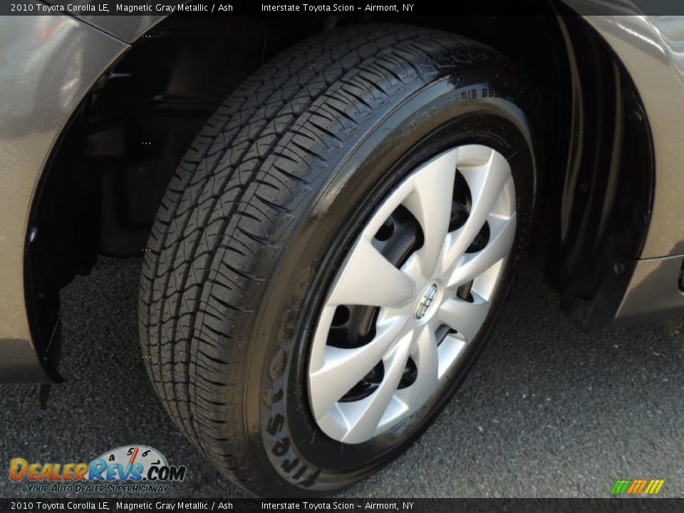 2010 Toyota Corolla LE Magnetic Gray Metallic / Ash Photo #23