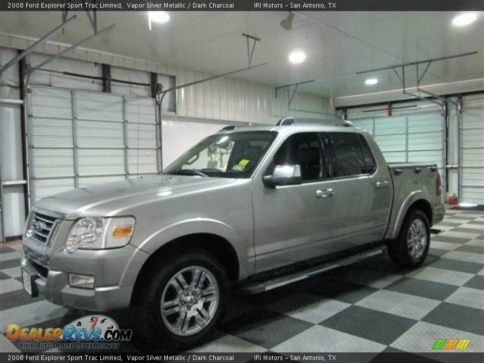 2008 Ford Explorer Sport Trac Limited Vapor Silver Metallic / Dark Charcoal Photo #4