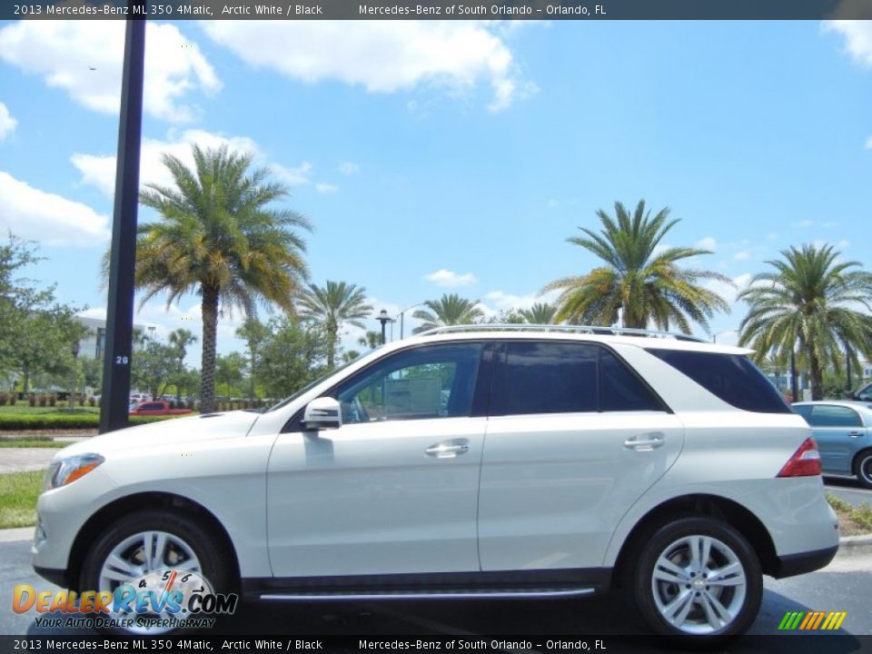 Arctic White 2013 Mercedes-Benz ML 350 4Matic Photo #2
