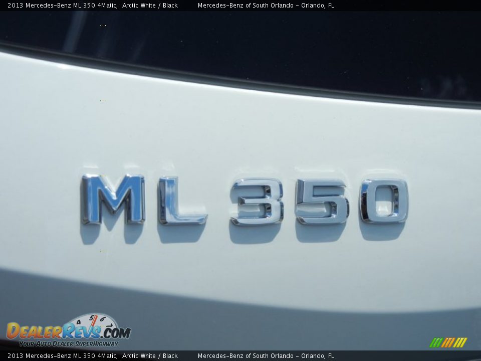2013 Mercedes-Benz ML 350 4Matic Arctic White / Black Photo #4
