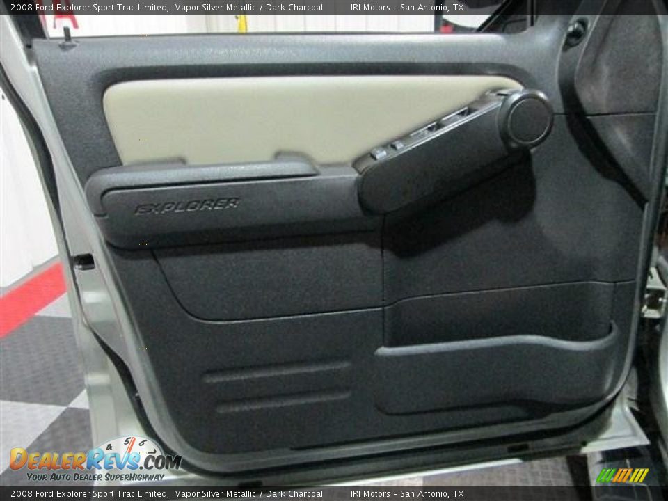 2008 Ford Explorer Sport Trac Limited Vapor Silver Metallic / Dark Charcoal Photo #9