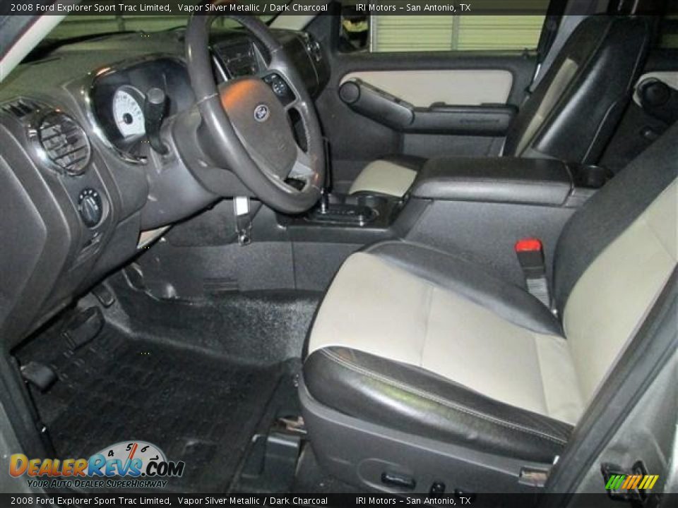 2008 Ford Explorer Sport Trac Limited Vapor Silver Metallic / Dark Charcoal Photo #10