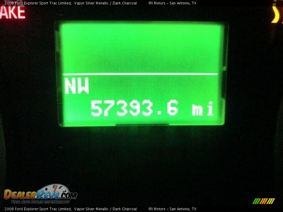 2008 Ford Explorer Sport Trac Limited Vapor Silver Metallic / Dark Charcoal Photo #12