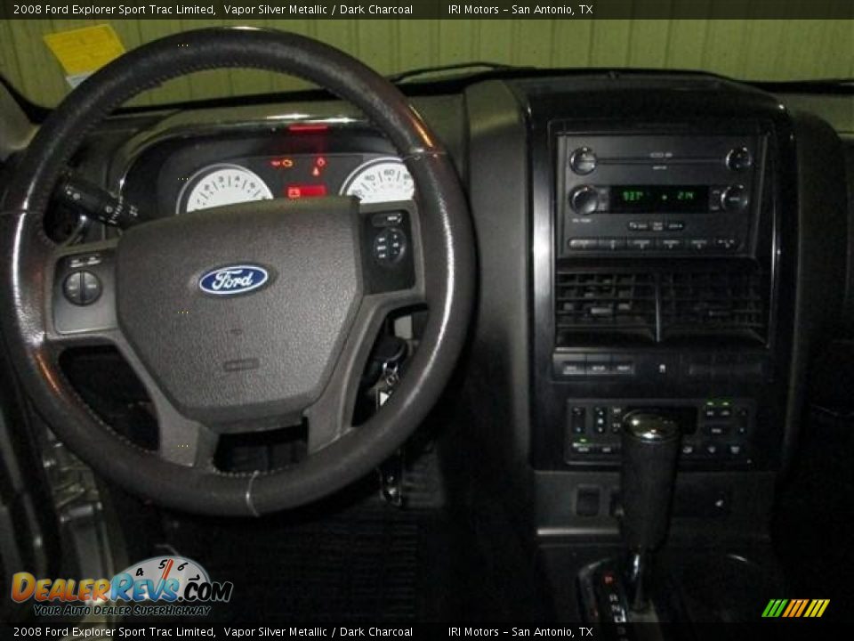 2008 Ford Explorer Sport Trac Limited Vapor Silver Metallic / Dark Charcoal Photo #13