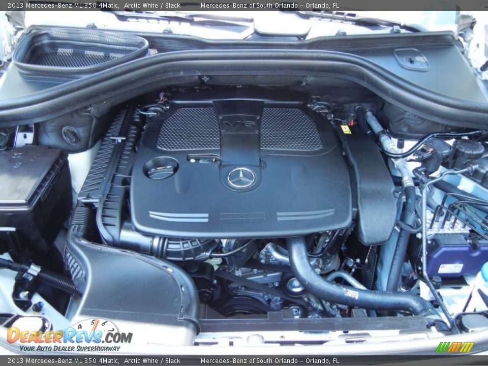 2013 Mercedes-Benz ML 350 4Matic Arctic White / Black Photo #11