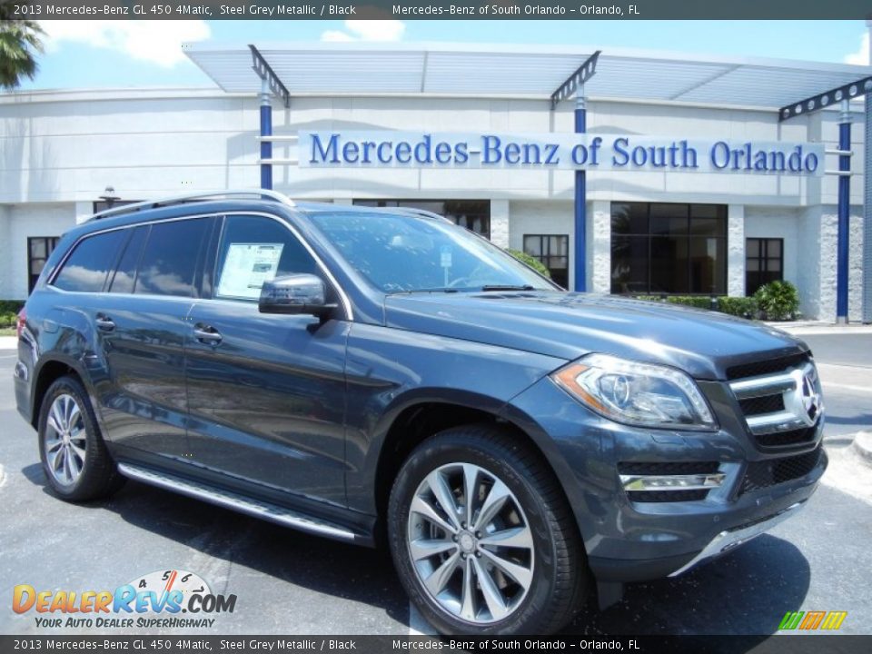 2013 Mercedes-Benz GL 450 4Matic Steel Grey Metallic / Black Photo #1