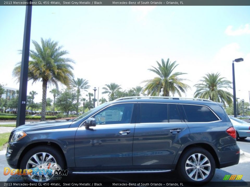 2013 Mercedes-Benz GL 450 4Matic Steel Grey Metallic / Black Photo #2