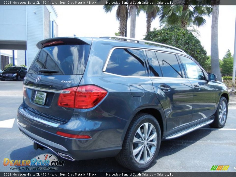 2013 Mercedes-Benz GL 450 4Matic Steel Grey Metallic / Black Photo #3