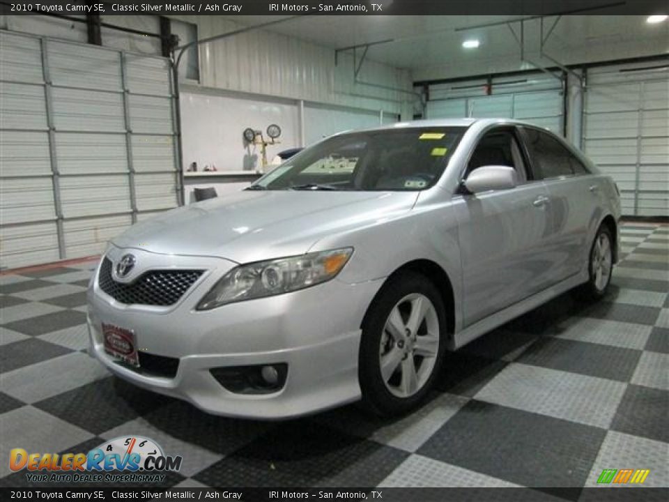 2010 Toyota Camry SE Classic Silver Metallic / Ash Gray Photo #3