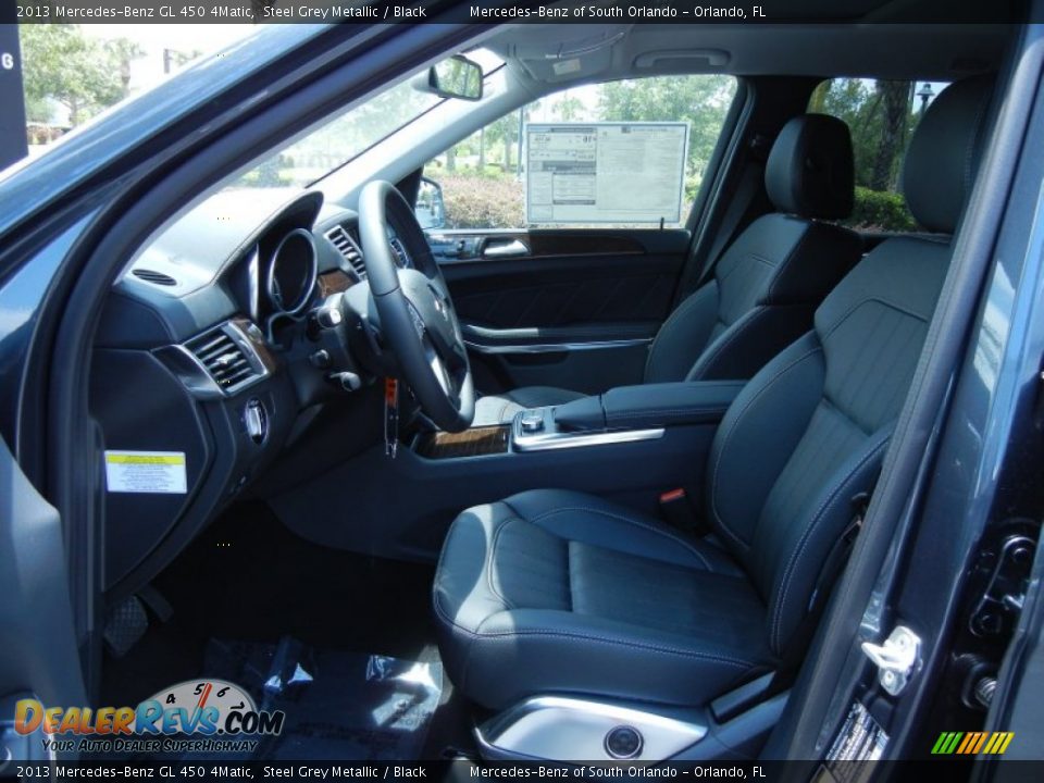 2013 Mercedes-Benz GL 450 4Matic Steel Grey Metallic / Black Photo #6