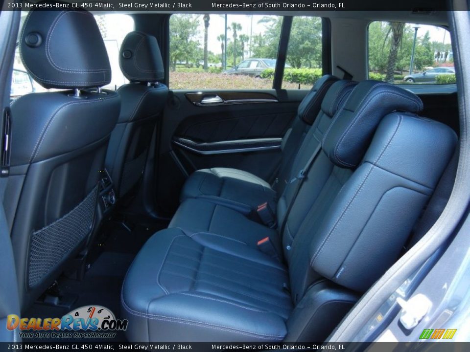 2013 Mercedes-Benz GL 450 4Matic Steel Grey Metallic / Black Photo #7