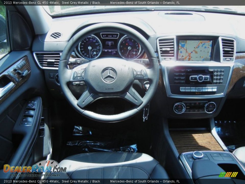 2013 Mercedes-Benz GL 450 4Matic Steel Grey Metallic / Black Photo #10